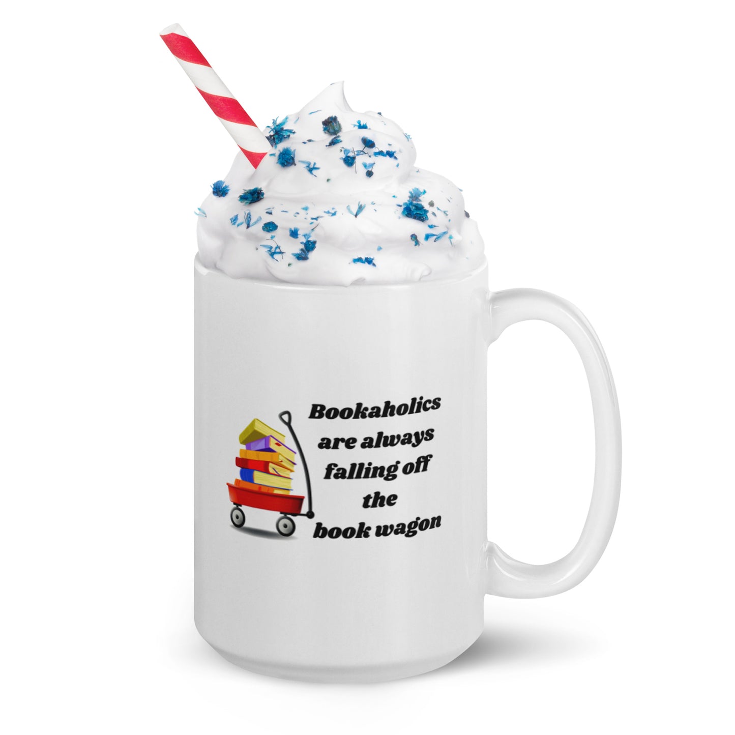 Bookaholics White Glossy Mug