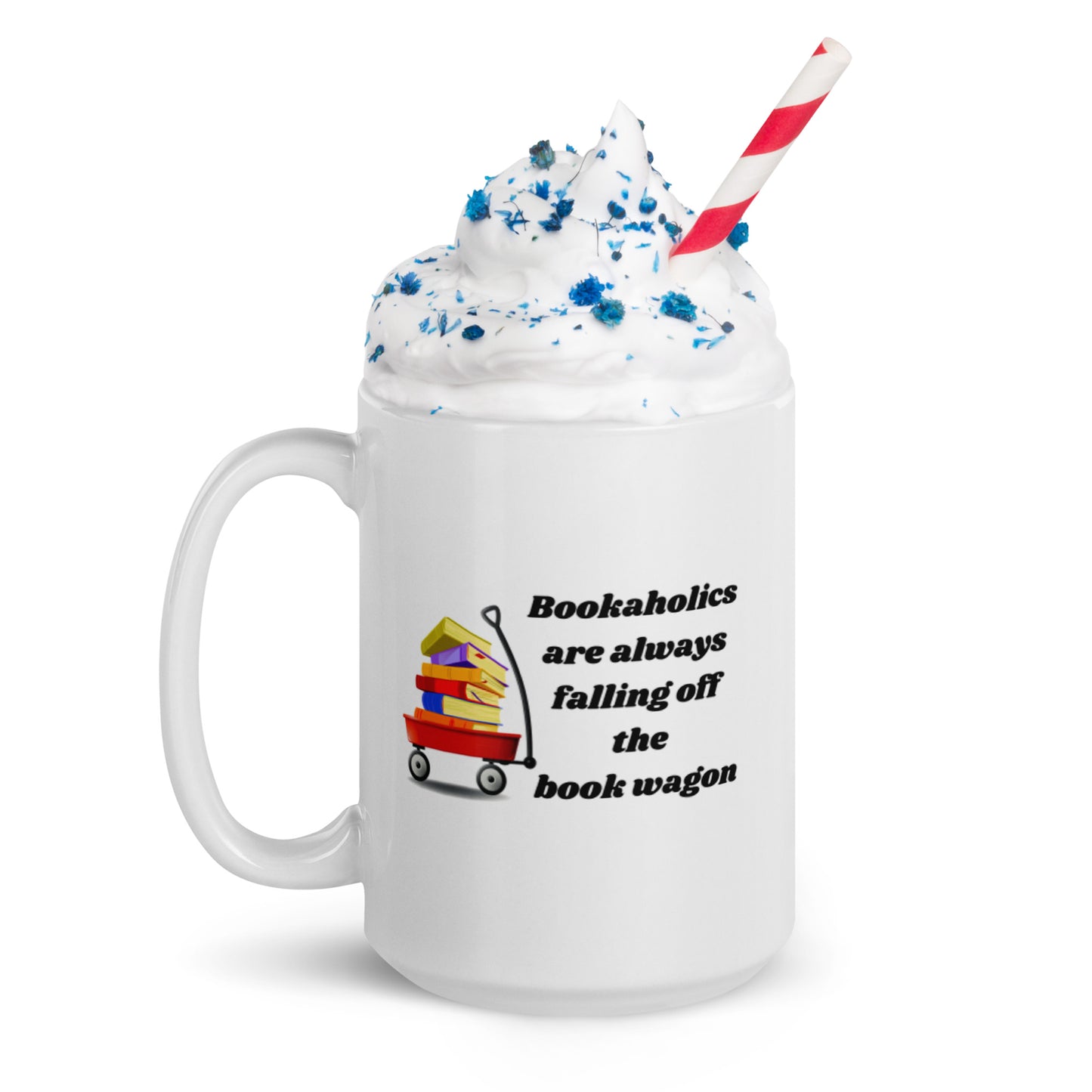 Bookaholics White Glossy Mug
